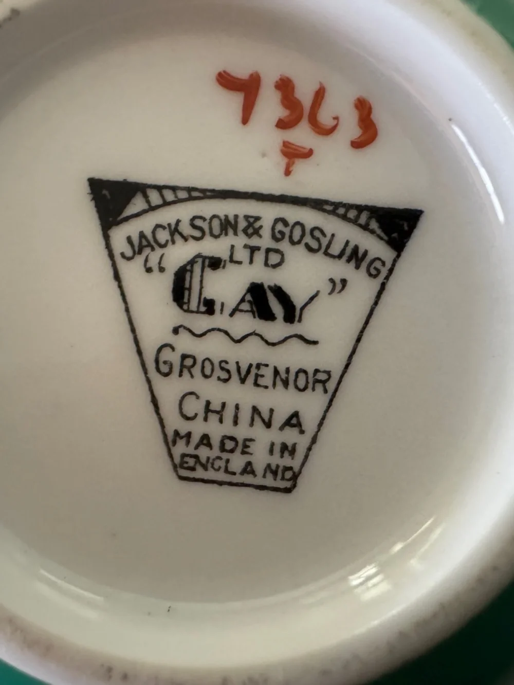Jackson & Gosling Grosvenor China Tea Set 